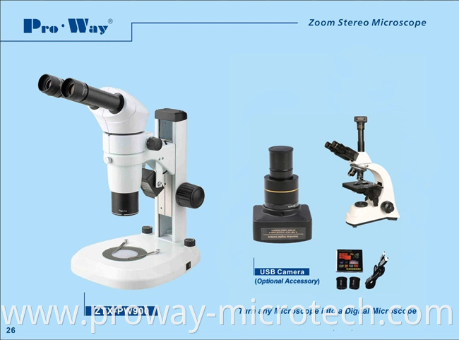 Professional Zoom Stereo Microscope (ZTX-PW900)